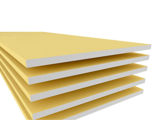 12 밀리미터 경사면 섬유 유리 석고 보드는 1220 밀리미터 Ｘ 2440 밀리미터를 보강했습니다