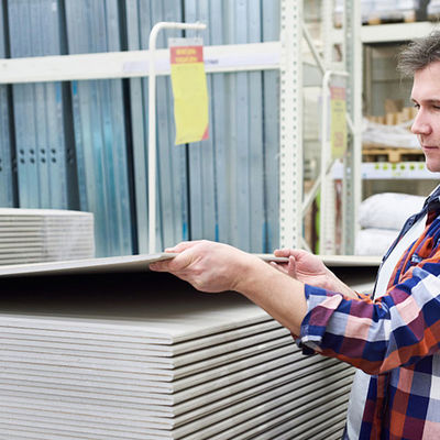 좋은 가격 1220 Ｘ 2440 밀리미터 종이 표정 석고 보드, 방수미장 이사회 OEM 온라인으로