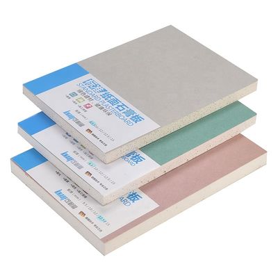 좋은 가격 내벽 분할 동안 9.5 밀리미터 두꺼운 페이퍼 석고 보드 항발화성 온라인으로