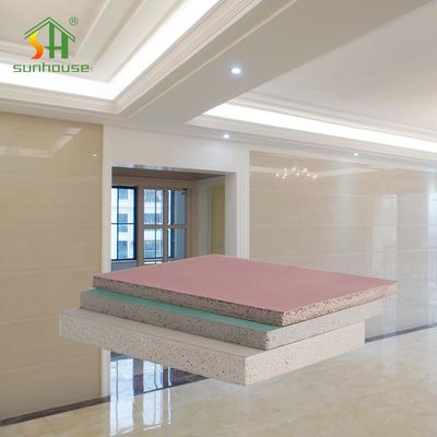 소음 격리 gipseboard 천장 1220X2440Mm 내부 불화성 불에 저항성 gipseboard