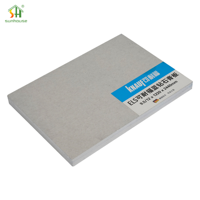 9.5mm 가벼운 위프스 보드 1220x2440mm 4x8ft gipsterboard 설치가 쉬운 내부 패널