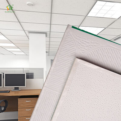 좋은 가격 현대 8.5mm PVC 가짜 천장 패널 595X595Mm PVC 합서판 내부 장식 천장 장식 온라인으로
